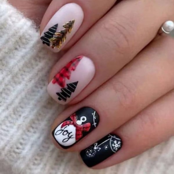 Jul franske falske negle False Nail 1 1 1