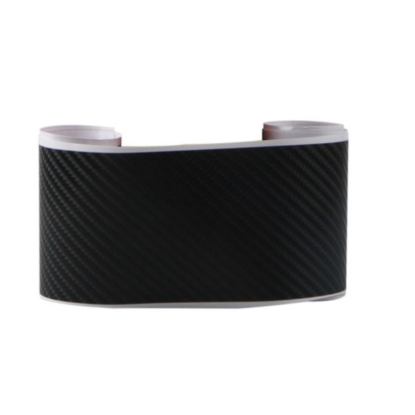 3D Plate Trim Strip Cover Guard Carbon Fiber Stickers bak