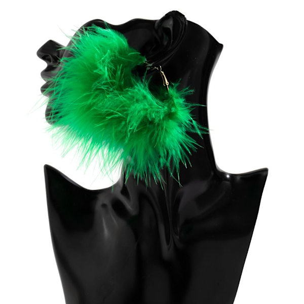 Höyhenkaulakoru korut kaulakoru VIHREÄ-KORVAKORU VIHREÄ-KORVAKORU Green-Earrings