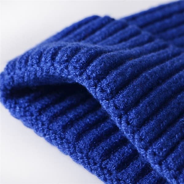 Cuff Beanie Strikket Hue SORT SORT Black
