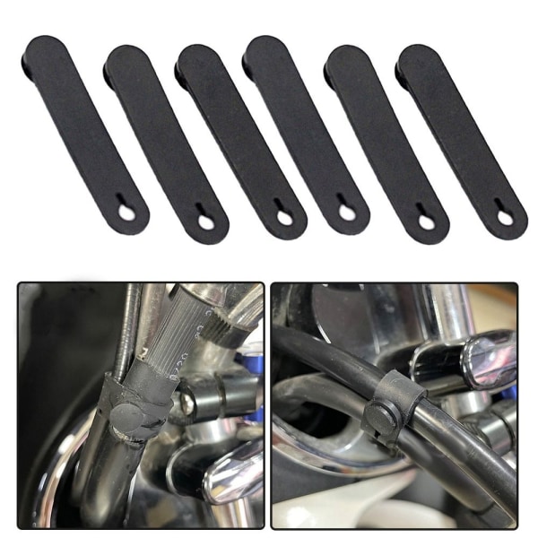 6/12 STK Motorcykelkabel Säkringsband Fixerande spännband 12PCS