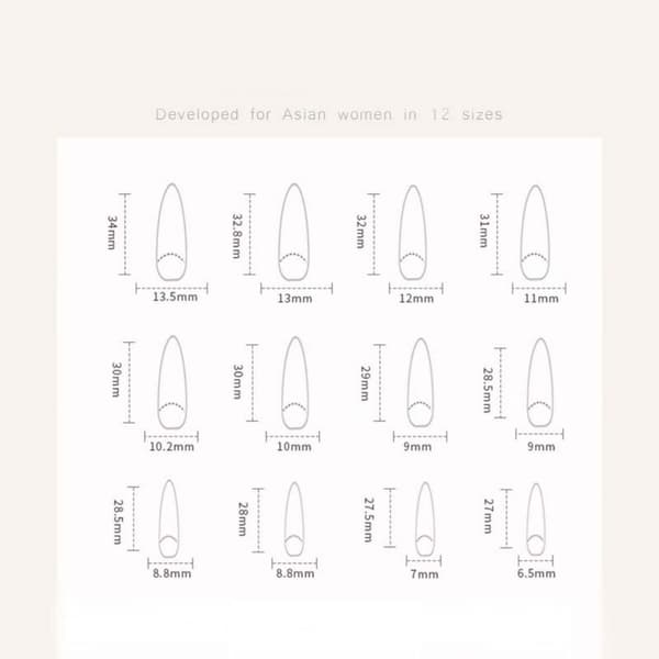 False Nails Fake Nails Nageltips JP2306