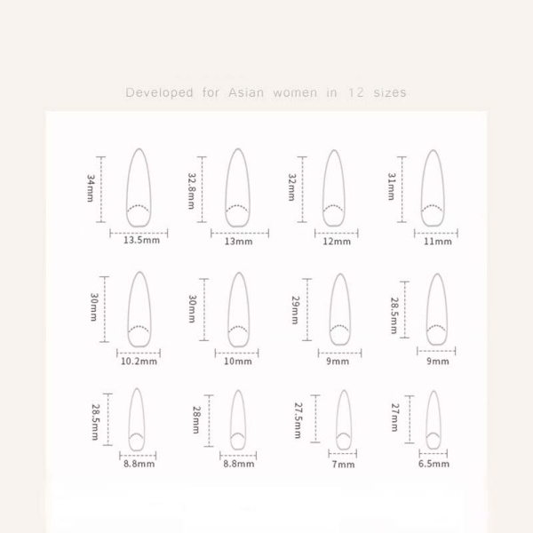 Tekokynnet Fake Nails -kynsikärjet JP2306