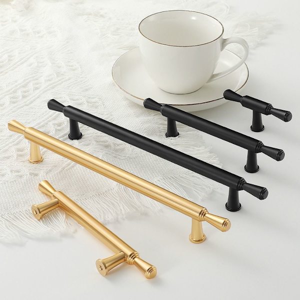 Skab Trækker Skuffeknop SORT 96MM black 96mm