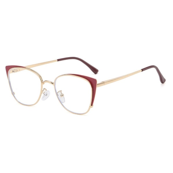Antiblått ljus Glasögon Glasögonbåge RÖTT GULD BÅG RÖTT GULD Red gold frame
