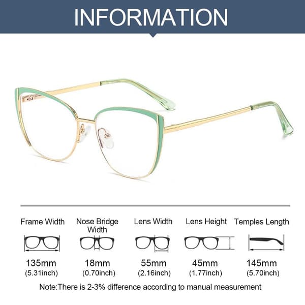 Anti-Blue Light Glasses Pyöreät silmälasit MUSTA Black