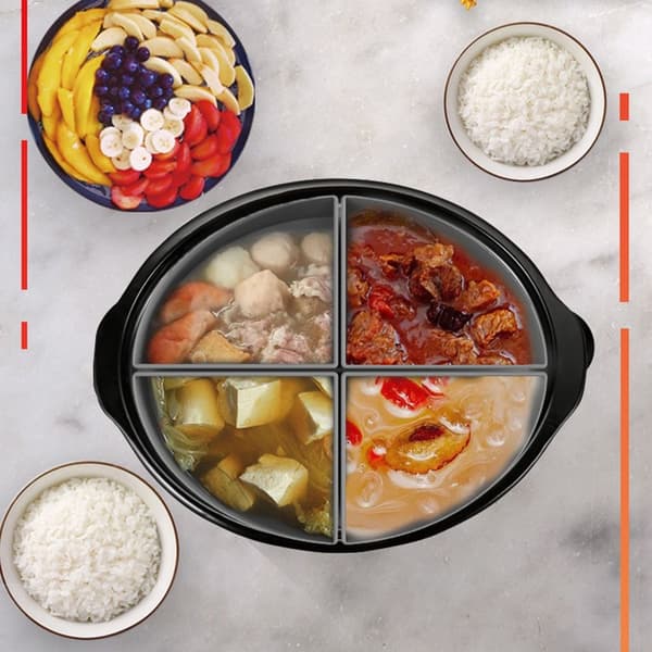 Slow Cooker Liners Slow Cooker Divider Liner HARMAA grey