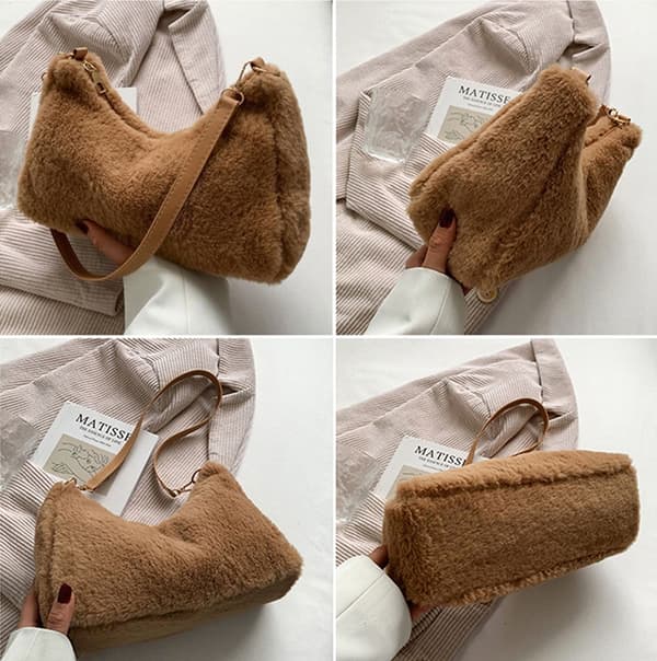 Dammode Axelväskor Damunderarmsväskor BRUNA brown