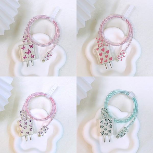 2Set datakaapelin kelaimen laturin case SUNFLOWER SUNFLOWER Sunflower