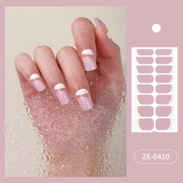 3-arks franske neglemærkater Nail Art Sticker 6 6 6