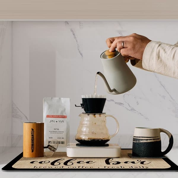 1 stk Kaffemåtte Kaffebar tilbehør 11.82INX15.75IN 11.82inx15.75in