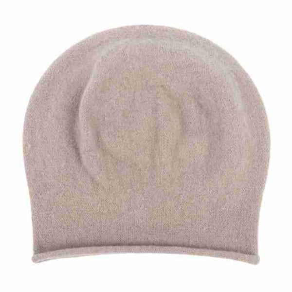 Cotton Cashmere Pullover Hat Beanie Hat BEIGE Beige