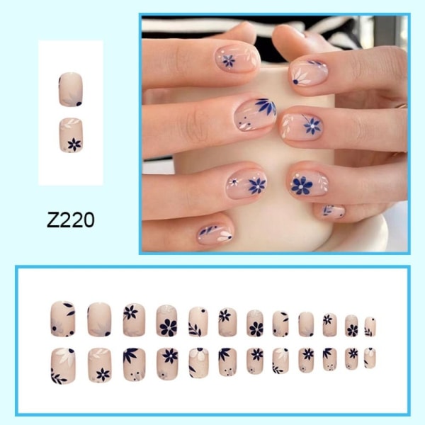 24st False Nails Short Round Z217 Z217 Z217