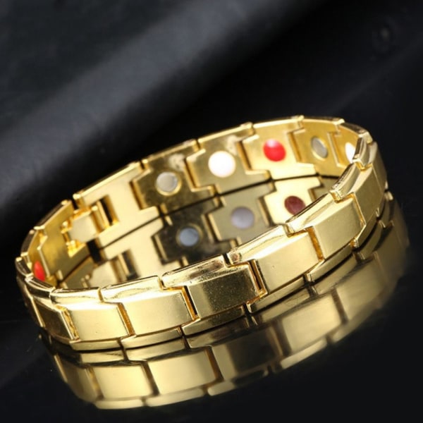 Magnetisk slankearmbånd Magnetisk helsevesenarmbånd GULL gold