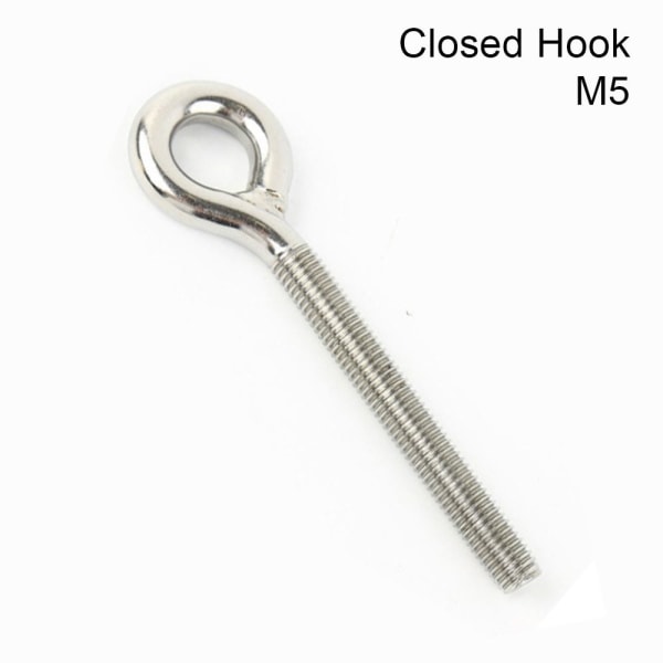 1 st fåröga skruvbultring STÄNGD HOOK-M5 STÄNGD HOOK-M5 Closed Hook-M5