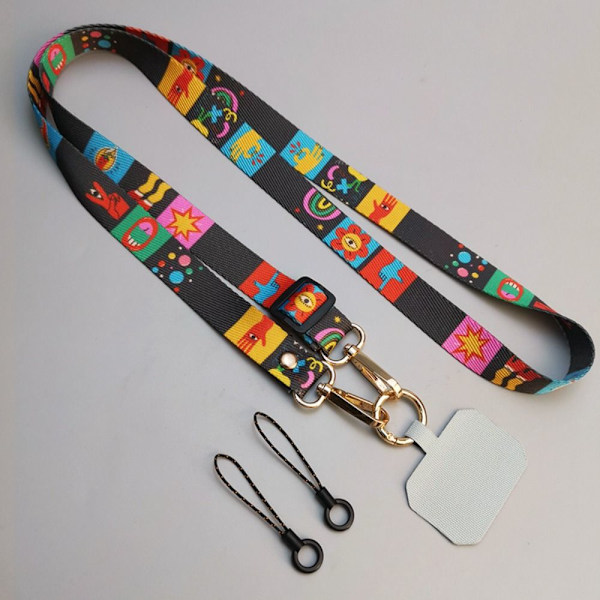 Crossbody Cell Phone Lanyard Mobiltelefonstrop E E E