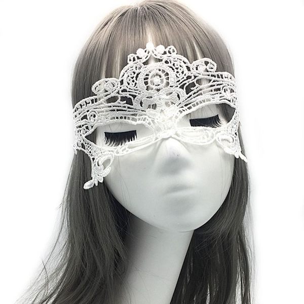 Halloween Lace Eye Masks Masquerade Masks RED red