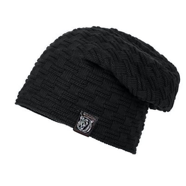 Vinter Beanie Hat Cold Hat SORT Black