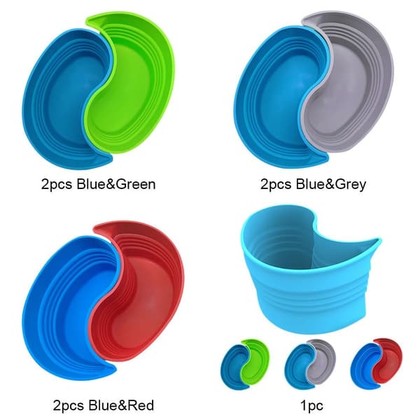 Slow Cooker Liner Slow Lieden erotin 2KPL SININEN&HARMAA 2KPL 2pcs Blue&Grey