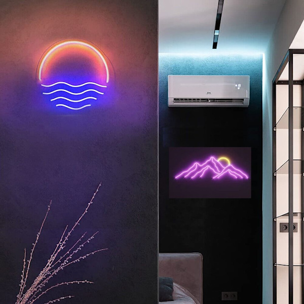 LED Sunset Sunrise Neon Neon-skiltlys F F F
