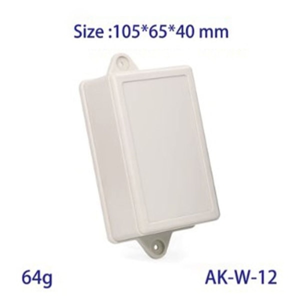 Elektronisk projektlåda Vattentät cover Projekt VIT 85X55X35MM White 85x55x35mm