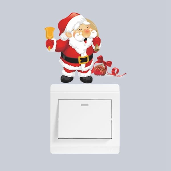 Christmas Switch-dekal Väggdekaler STYLE 5 STYLE 5 Style 5