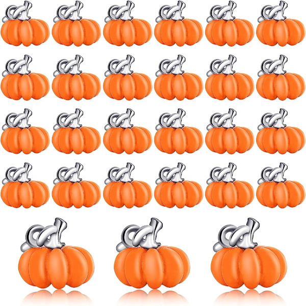 Pumpkin Charms Pumpkin Pendant 3D Pumpkin Alloy Charms