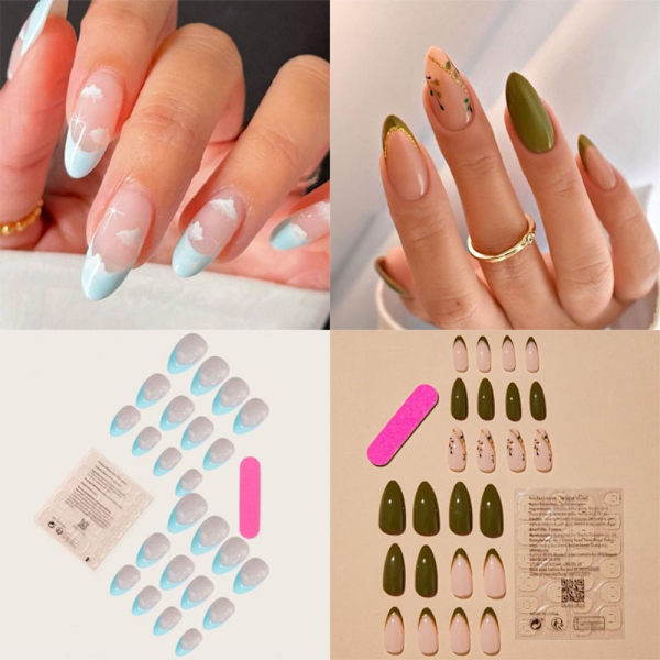 False Nails Long Almond 2 2 2