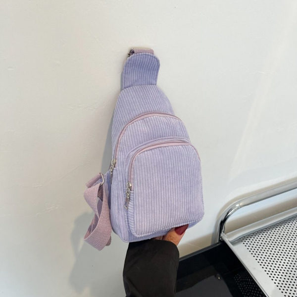 Bröstväska Crossbody Sling Bags LILA Purple
