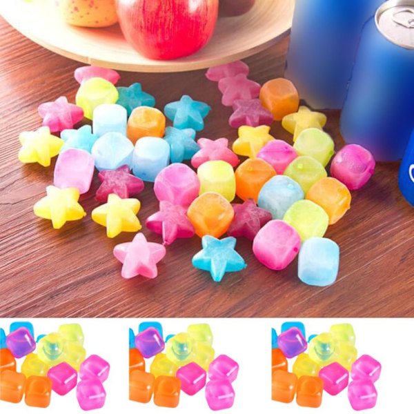 3D isterninger Frosne isterninger FIRKANT square