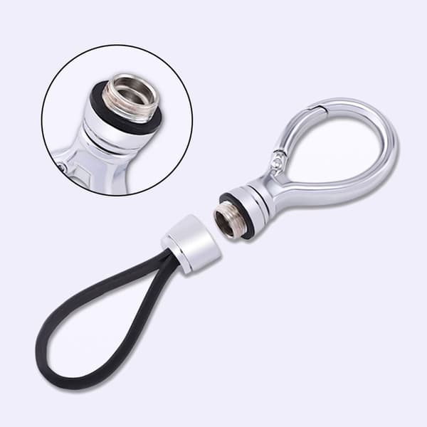 Bil Nøglering Nøglering Holder SILVER STYLE2 STYLE2 silver style2-style2