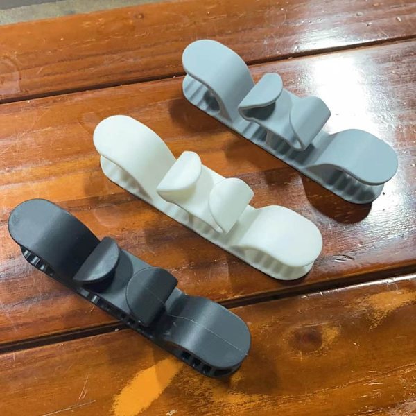 Cord Winder Organizer Spole Winder GRÅ Grey