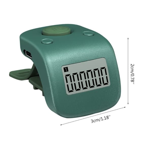 Mini Finger Counter LCD VIHREÄ green