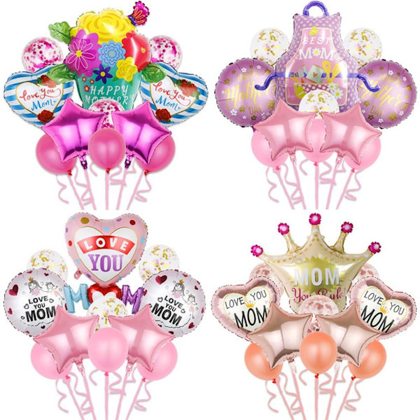 Glædelig Mors Dag Folie Helium Balloner C C C
