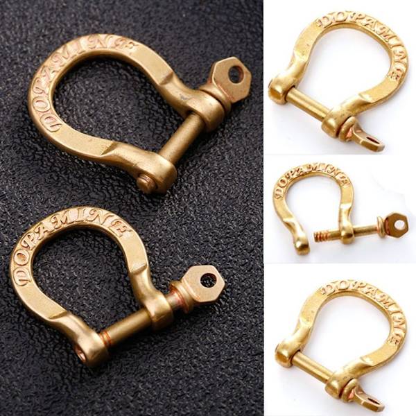 2 stk karabinkrok D buestifter 2,8X2,3CM1 1 2.8x2.3cm1