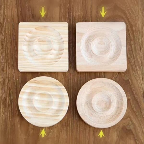 Bambuhelmitaulu korutarjottimella BAMBUUN NELIÖ C BAMBUUN NELIÖ Bamboo square C