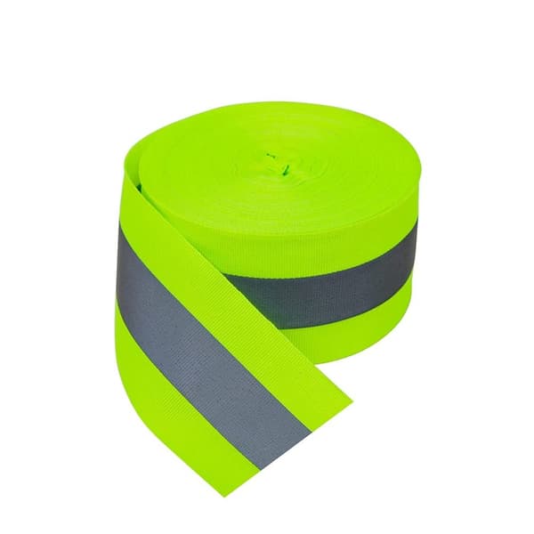 Reflekterende stribe Webbing Trafikadvarselsbælte green