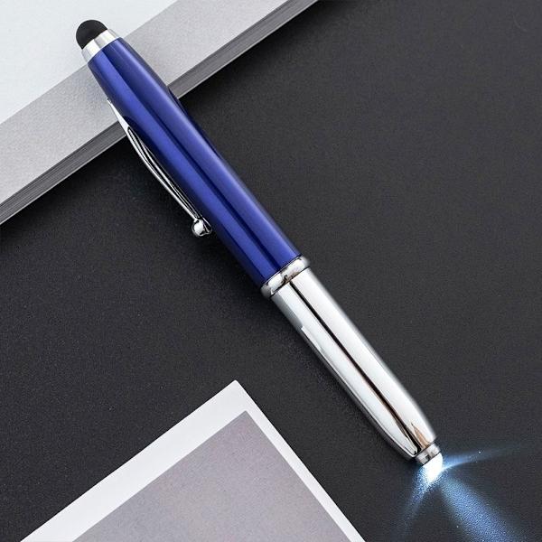 3 STK Multifunktion Pen Kapacitiv Pen BLÅ Blue