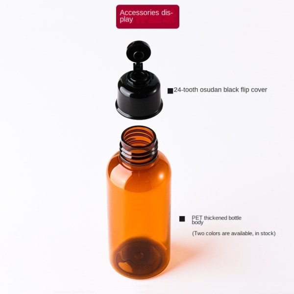 5 st Kosmetiska förpackningar Flaskor Kryddlåda TRANSPARENT 300ML Transparent 300ML