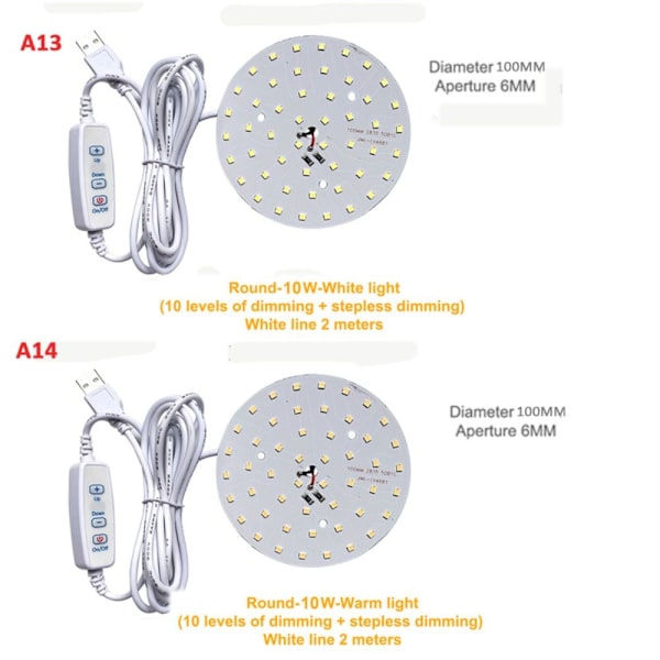 Dæmpbare LED-chips 5730 SMD LED-lampe A10 A10 A10
