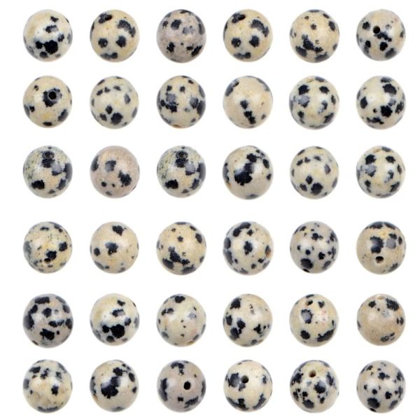 Dalmation Spot Jasper Beads Natural Crystal Beads Stone Gemstone