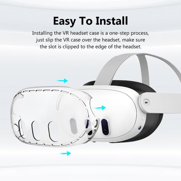 VR- cover PC- case transparent