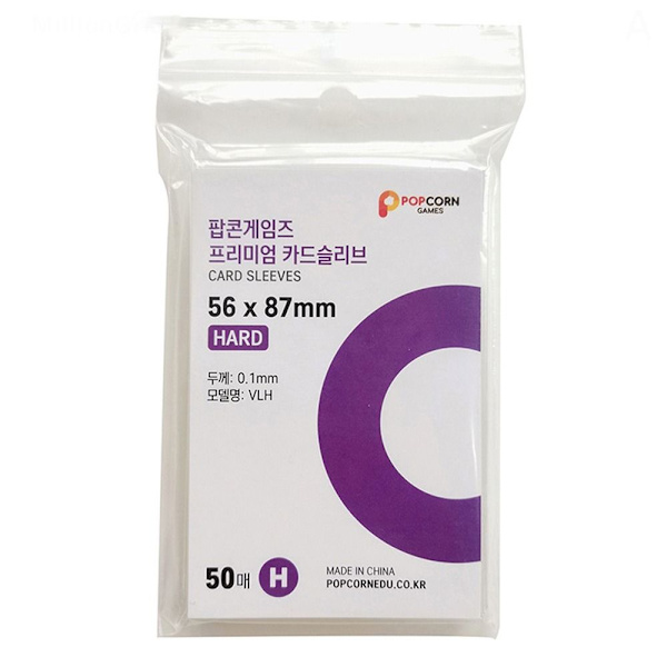 3 pakkausta 50 kpl/pakkaus korttilaukut valokuvakorttisuoja 56x87mm 56x87mm