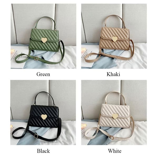 Messenger Axelväska Crossbody Väskor VIT white
