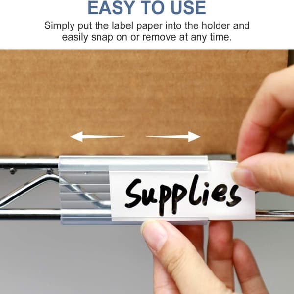 Plastik Labelholdere Labelholder Billetdisplayholder