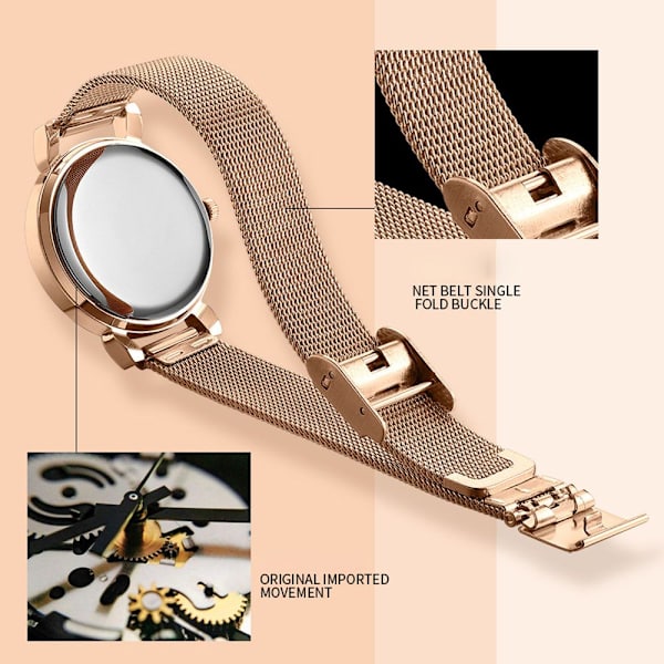 Naisten watch Quartz WristWatch PINK pink