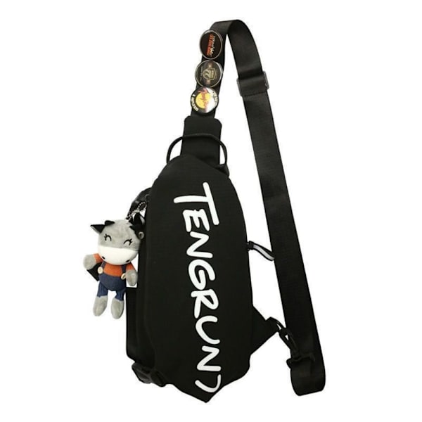Taljetaske Brysttaske SORT black