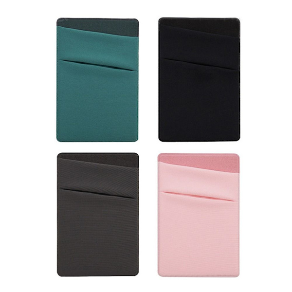 Business Credit Pocket Phone Bakre Korthållare SVART Black