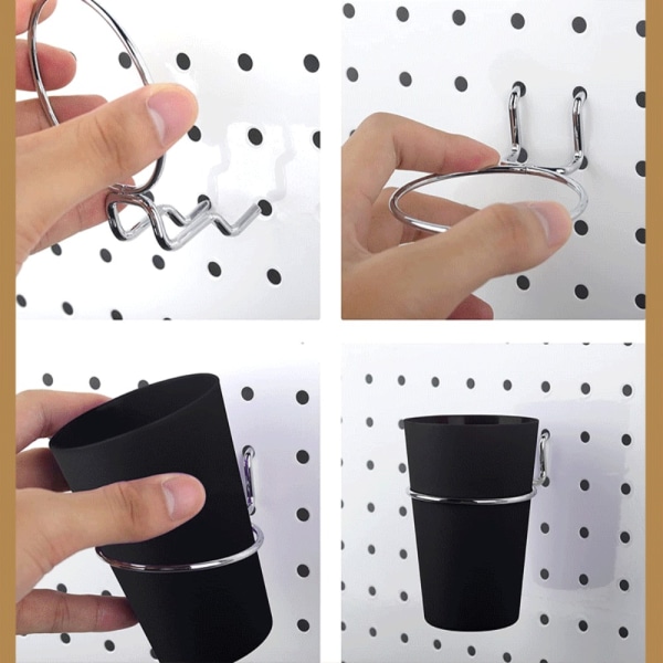 1/6 stk Pegboard Cups Ring Style 6 STK 6pcs