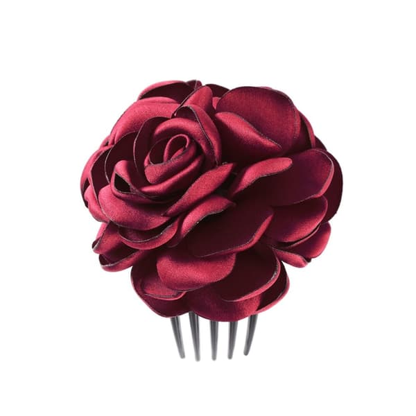 Blomsterhårkammer Dame Barrette BLÅ blue